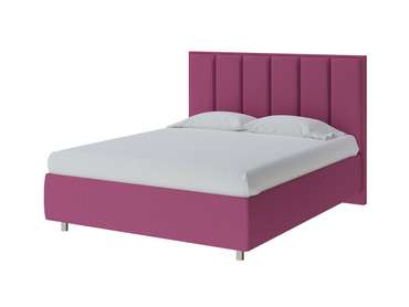 Кровать без основания Routa 120х200 фиолетового цвета (рогожка)