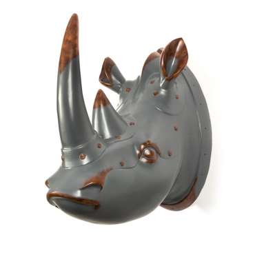 Настенная статуэтка "Rhino head"