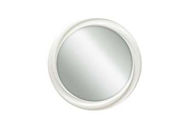 Зеркало настенного Fleuron диаметр 85 белого цвета