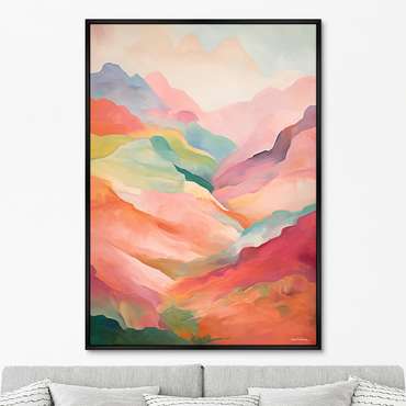 Репродукция картины Landscape collection, The hills, No 1, 2024г.