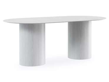 Стол обеденный овальный Mono 200 белого цвета