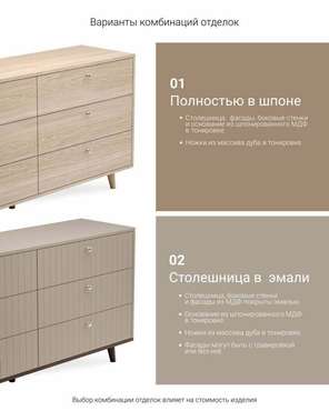 Комод Twin TW029 цвета ваниль