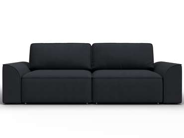 Диван-кровать Лига-048 темно-серого цвета (замша )