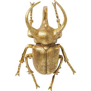 Украшение настенное Beetle золотого цвета