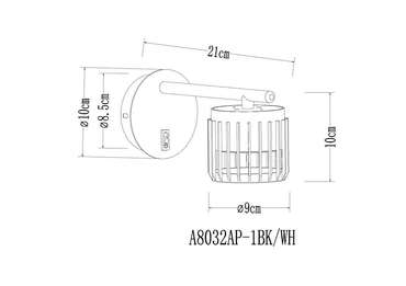 Спот Arte Lamp ATRIA A8032AP-1WH