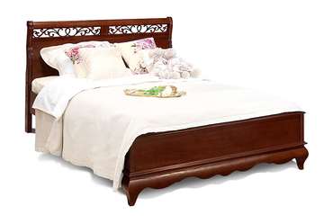 Кровать Оскар 120х200 коричневого цвета