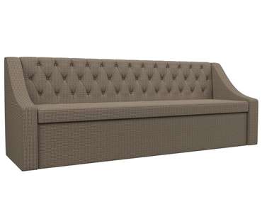 Кухонный прямой диван-кровать Мерлин светло-коричневого цвета