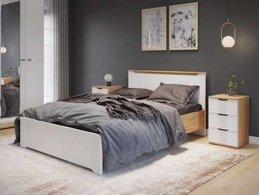 Комплект мебели для спальни Эмилия белого цвета