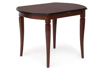 Обеденный раскладной стол Modena коричневого цвета