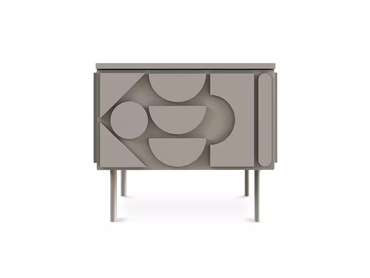 Тумба прикроватная Milton серого цвета