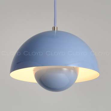 Подвесной светильник Cloyd ERMA-B P1 / ?23 см - голубой