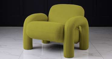 Кресло Bubo зеленого цвета
