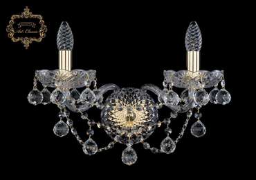Хрустальное бра Art Classic 46327 10.26.2.165.XL.Gd.B подсвечник с подвесками