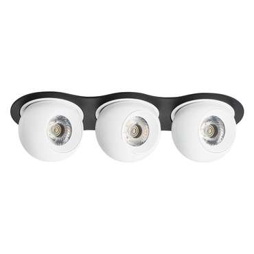 Светильник INTERO LED 9W*3 850LM*3 24G ЧЕРНЫЙ/БЕЛЫЙ 3000K (217637+217062+217062+217062)