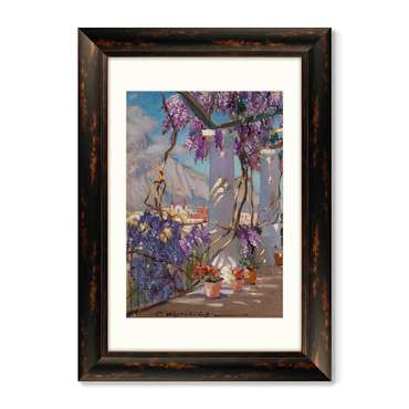 Набор из двух репродукций картин Veranda in Capri 1902 г.