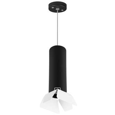 Подвесной светильник Rullo M черно-белого цвета
