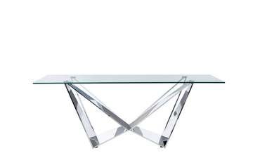 Обеденный стол со стеклянной столешницей