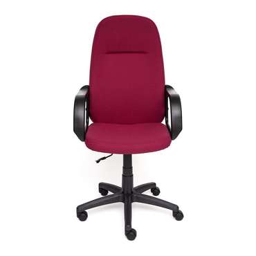 Кресло офисное Leader бордового цвета
