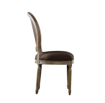 стул с мягкой обивкой "Vintage Louis Round Side"