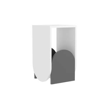 Стол приставной Nun бело-серого цвета