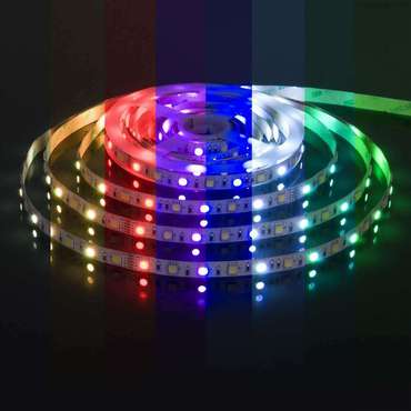 Светодиодная лента 24В 14,4Вт/м 60 Led/м MIX RGB/6500K IP20