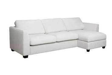 Угловой диван-кровать Bravo №1 белого цвета