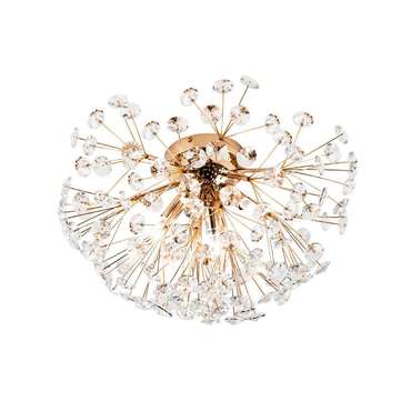 Потолочная люстра MS.9029.4 GD (хрусталь, цвет прозрачный)