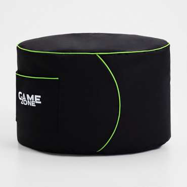 Игровой столик–пуф Game Zone черно-салатового цвета