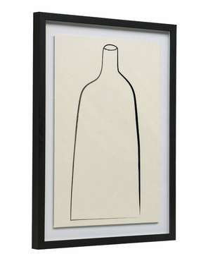 Постер Minimal Vase в чёрной раме