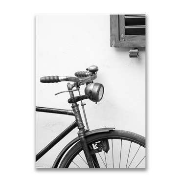 Картина на холсте Винтажный велосипед 50х70 см
