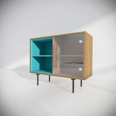 Комод из коллекции bragindesign "Tube" бирюзовый