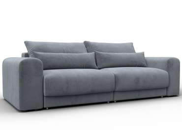 Диван-кровать Лига-056 серого цвета