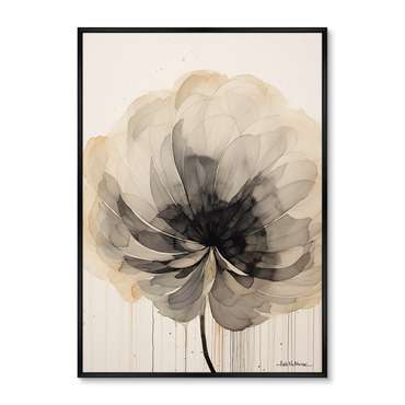 Репродукция картины Flower in monochrome, 2024г.