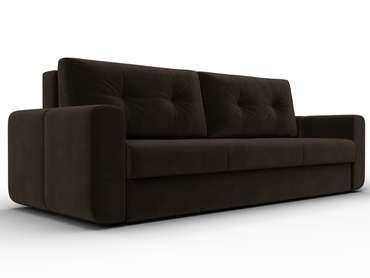 Диван-кровать Лига 031 темно-коричневого цвета