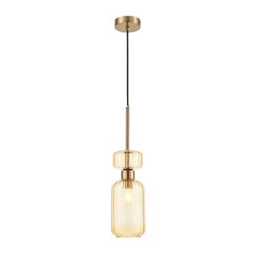 Подвесной светильник Gloss 1141/1S Amber (стекло, цвет янтарный)