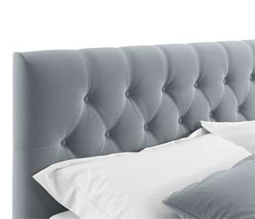 Кровать Verona 140х200 с подъемным механизмом серого цвета