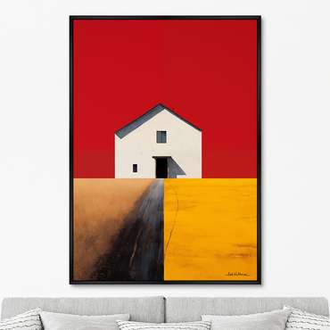 Репродукция картины Landscape Collection, Fields, No 2, 2024г.