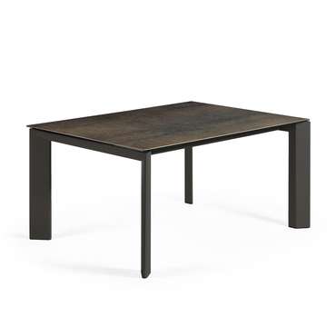 Раздвижной обеденный стол Atta L темно-коричневого цвета