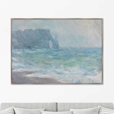 Репродукция картины The Manneport Etretat In The Rain 1886 г.