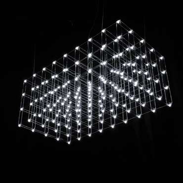 Люстра подвесная Cosmic ячейка 15 х 15 см 120 x 60 x 45 хром