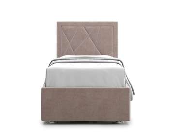 Кровать Premium Milana 3 90х200 коричнево-бежевого цвета с подъемным механизмом