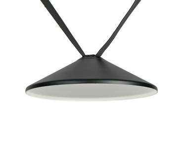 Трековый однофазный светодиодный светильник Сатори черный d32 h9,2 Led 15W (4000K)