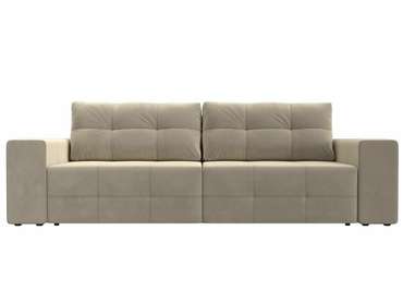 Прямой диван-кровать Перри бежевого цвета