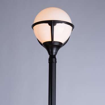 Садово-парковый светильник Monaco черного цвета