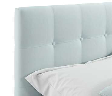 Кровать с ортопедическим основанием Selesta 90х200 мятного цвета