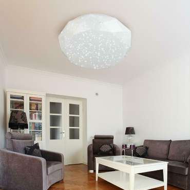 Потолочный светильник Sparkle Б0054052 (пластик, цвет белый)