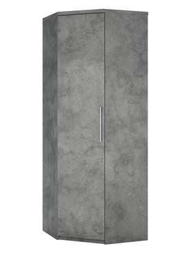 Угловой шкаф Мелодия МУ-12 80 серого цвета