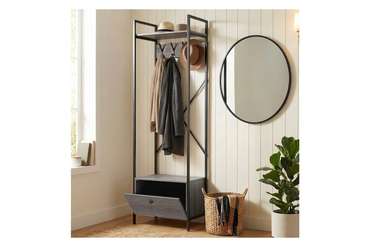 Вешалка Рошелье коричнево-серого цвета