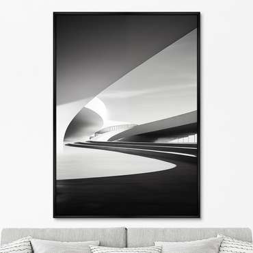 Репродукция картины Architecture, curves of large arches, No 2, 2024г.