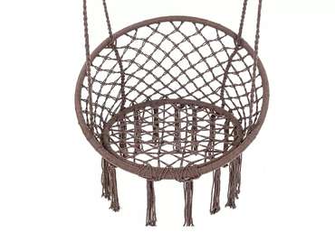 Кресло-гамак Porto коричневого цвета